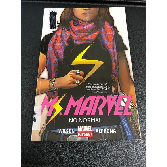 Ms. Marvel Graphic Novels Paperback Marvel Now! Book Lot Ex Library - Picture 3 of 9